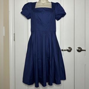 Simple Midi Blue dress